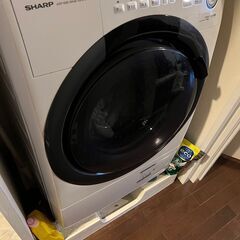 シャープ SHARP ドラム式洗濯乾燥機 ES-S7D-WL  ...