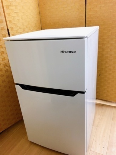 引取】Hisense HR-B95A 2ドア冷凍冷蔵庫 ハイセンス 93L 2019年製 www