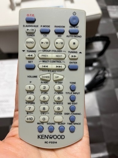KENWOOD MDX-L1 リモコン＆説明書付