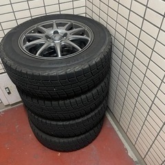プリウス30に使用 スタッドレスタイヤホイールセット