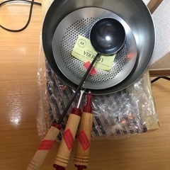 新品、未使用品中華炒め鍋三点セット5200円→2500