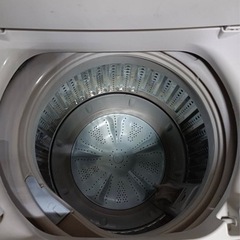 アクア 6.0kg 2017年製 風乾燥・槽洗浄ｺｰｽ付き ホワイト 中古 洗濯機