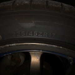 ヴェッズスポーツ　17インチ　ホイール　タイヤ　2本