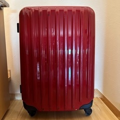 スーツケース　キャリーケース  赤　5泊用サイズ