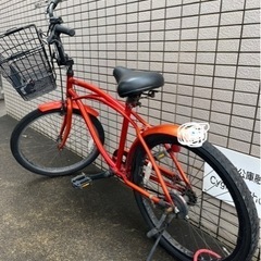 【取引中】2021年購入　KB/ケイビービーチクルーザー 24インチ 