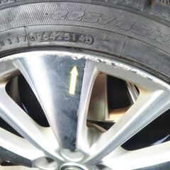 冬 トヨタ純正 18インチ【富山】クラウン マークX エスティマ レクサス マジェスタ カムリ ロイヤル アスリート 200系 ハイブリッド 225/45R18 中古キズ多4本 末期品 2014年 現状渡し