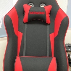 【ほぼ新品】AKRACING ゲーミングチェア デスクチェア レッド