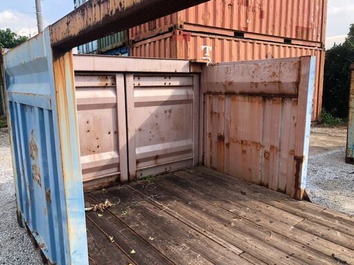 値下げしました！】20フィートハーフコンテナ（通常のコンテナ高さ半分