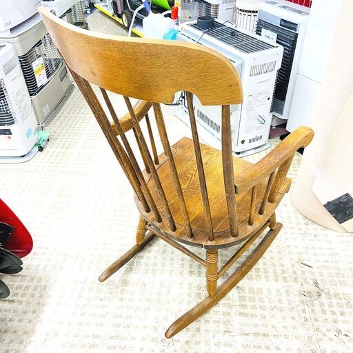 【半額】キツツキマーク ロッキングチェア 家具 木製 揺り椅子 レトロ