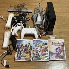 【取引先決定】Wii本体+ソフト3本+コントローラー