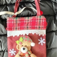 新品未使用のクリスマスデザインバッグ