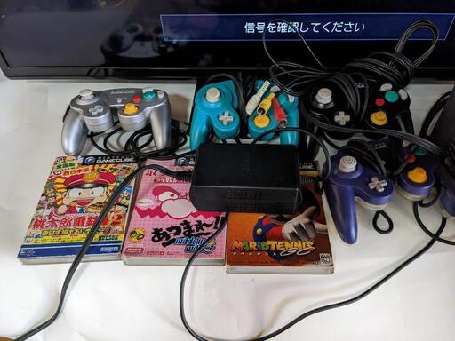 ゲームキューブ 任天堂 ソフト付 マリオテニス メイドインワリオ