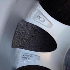 【美品】イボありバリ山　ダンロップスタッドレス　ウィンターマックス195/65R15　PCD114.3＋53