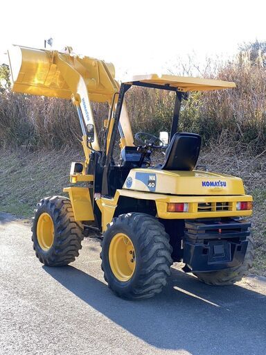 【U-0027】コマツ　WA40-3　4トンクラス　4WD バケット0.5m　全塗装済　ホイールローダー　タイヤショベル　ペイローダー　茨城県