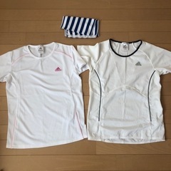 adidas スポーツTシャツ　タオルセット