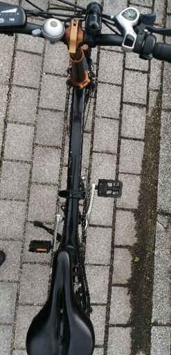 格納式バッテリー!折りたたみ電動自転車 20インチ ジャンク品