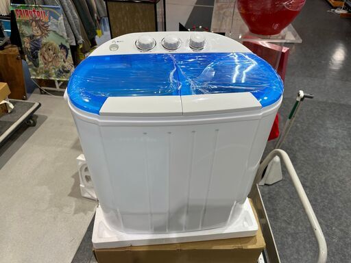 【店頭お渡し】未使用(店頭開梱）品　ポータブル2槽式洗濯機　2022年製　3.6㌔洗い　税込6380円