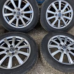 スタッドレスタイヤ ダンロップ 15インチ 4穴 中古・美品 ホイール付き 