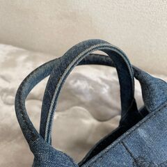 取引終了】PRADA カナパ デニムブルー