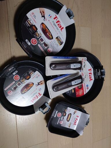 ティファールT-falインジニオネオ新品6点セット　フライパン　ih