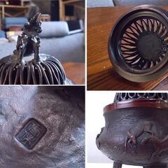 高岡銅器 香炉 三足 獅子 札幌市東区 新道東店