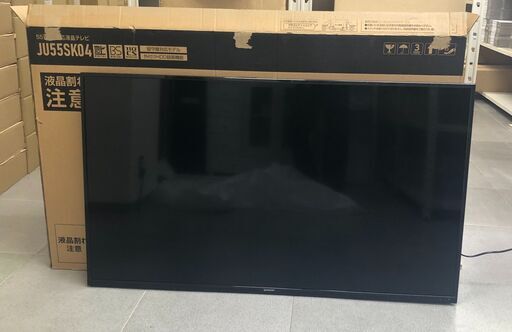 テレビ 55インチ 4K対応 液晶テレビ 4K ゲームモード搭載 HDR  地上・BS・CSデジタル 外付けHDD録画機能 ダブルチューナー マクスゼン MAXZEN JU55SK04