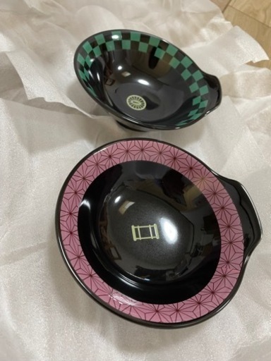 新品 鬼滅の刃 「竈門 炭治郎＆竈門 禰豆子」- お碗セット
