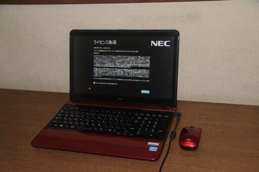 NEC PC-LS550LS1YR i5/4GB/750GB Office2013 クロスレッド 美品