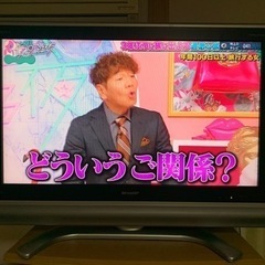 テレビあげます。