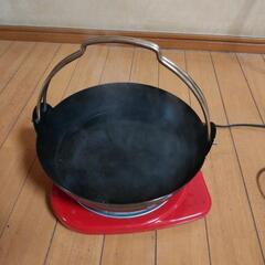 決まりました！レトロ　加温トレー＆すきやき鍋　無料です