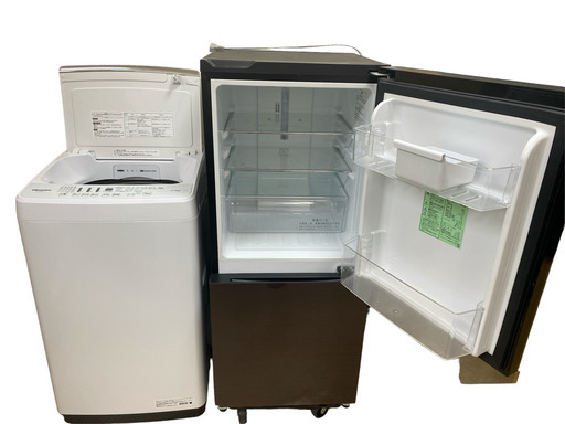 新生活応援セット！高年式の冷蔵庫＆洗濯機セット 134L冷蔵庫 5.5kg洗濯機 2020年製