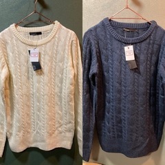 【29日迄】新品タグ付ニットセーター3着　Sサイズ