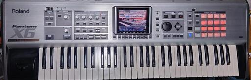 Roland Fantom X6 動作はしますがジャンク品です。