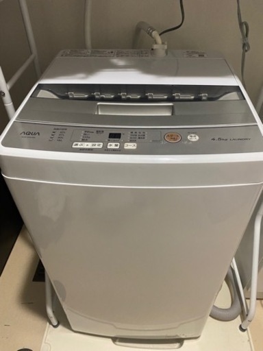 洗濯機AQUA 4.5キロ美品❗️