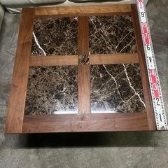 年末限定！　ウォルナット　大理石　テーブル 