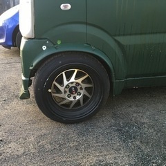 165/50R15 4本　15×8J  引っ張りたタイヤ&ホイール