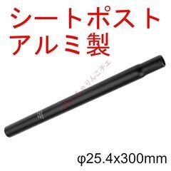 【新品】 φ25.4x300mm シート サドル ポスト アルミ...