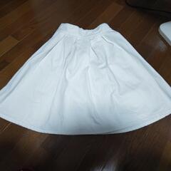 GU  白デニムスカート♪Sサイズ