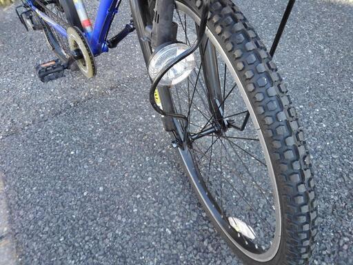 中古子供自転車２３６８　前後タイヤ新品！　２４インチ　６段ギヤ　ダイナモライト　 身長１２５の㎝から 中古子供自転車2368 前後タイヤ新品！ 24インチ 6段ギヤ