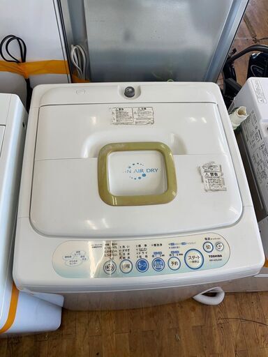 洗濯機　No.3574　東芝　2010年製　4.2kg　AW-42SJ(W)　【リサイクルショップどりーむ鹿大前店】