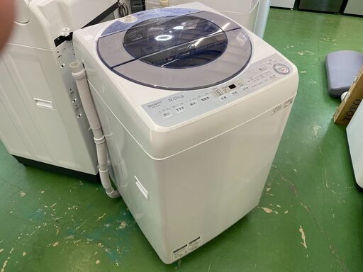 【愛品館八千代店】保証充実SHARP2019年製8.0㎏全自動洗濯機ES-GV8C-S