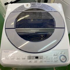 愛品館八千代店】保証充実SHARP2019年製8.0㎏全自動洗濯機