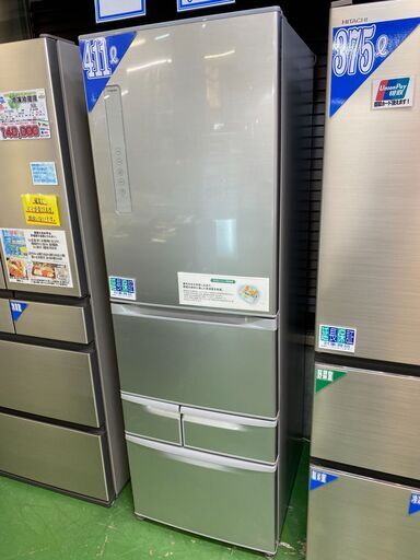【愛品館八千代店】保証充実TOSHIBA2019年製411L5ドア冷凍冷蔵庫