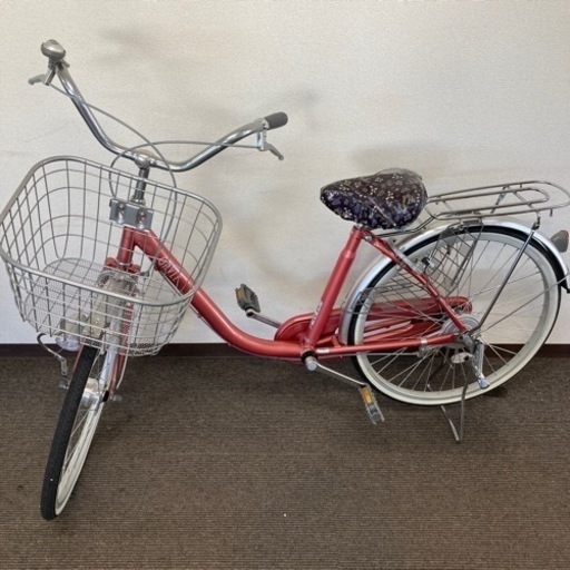 中古品】U型フレーム軽快車 自転車 GAVLE イエブレ オートライト  