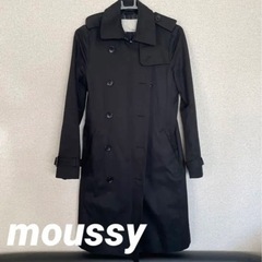 moussy トレンチコート ブラック マウジー