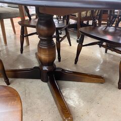 お値下げ致しました！！】飛騨産業 キツツキマーク ダイニング5点