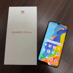 HUAWEI P30 lite ミッドナイトブラック SIMフリ...