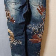 絡繰魂粋の四神デニムパンツ