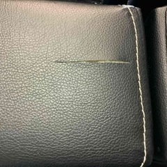 【リサイクルサービス八光　田上店　配達・設置OK】ブラック　3人掛けレザータイプソファベッド