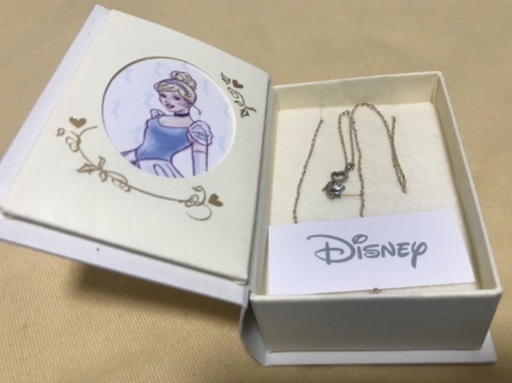 Disney 絵本 箱入り ネックレス ペンダント プリンセス